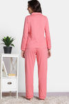 Zivame The Weekender Knit Cotton Pyjama Set - Desert Floweral — thumbnail 4